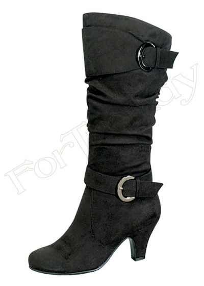 Maggie Black Heel Boot